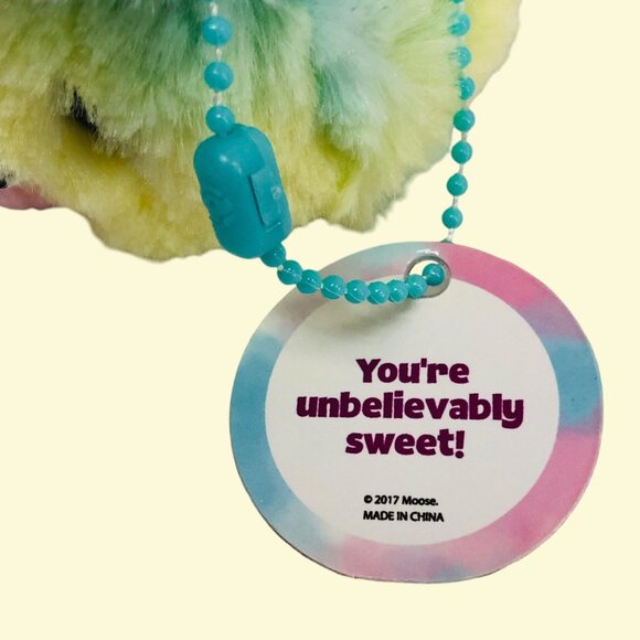 Pikmi Pops Pikmi Flips 2017 Cotton Candy 4" Noodle The Unicorn Reversible Plush - Picture 2 of 6